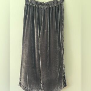 Madewell Crushed Velvet Wide-Leg Pants